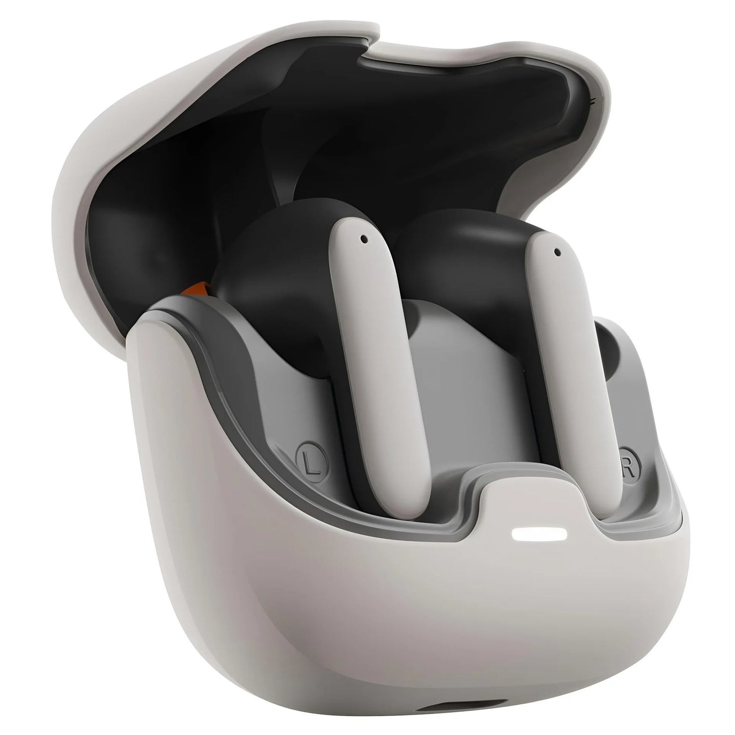 YOKUNKER - Auriculares inalámbricos Bluetooth 5.3 con superficie tipo piel, micrófono dual, reducción de ruido ENC, intra auditivos, bajo retardo, estéreo inalámbrico