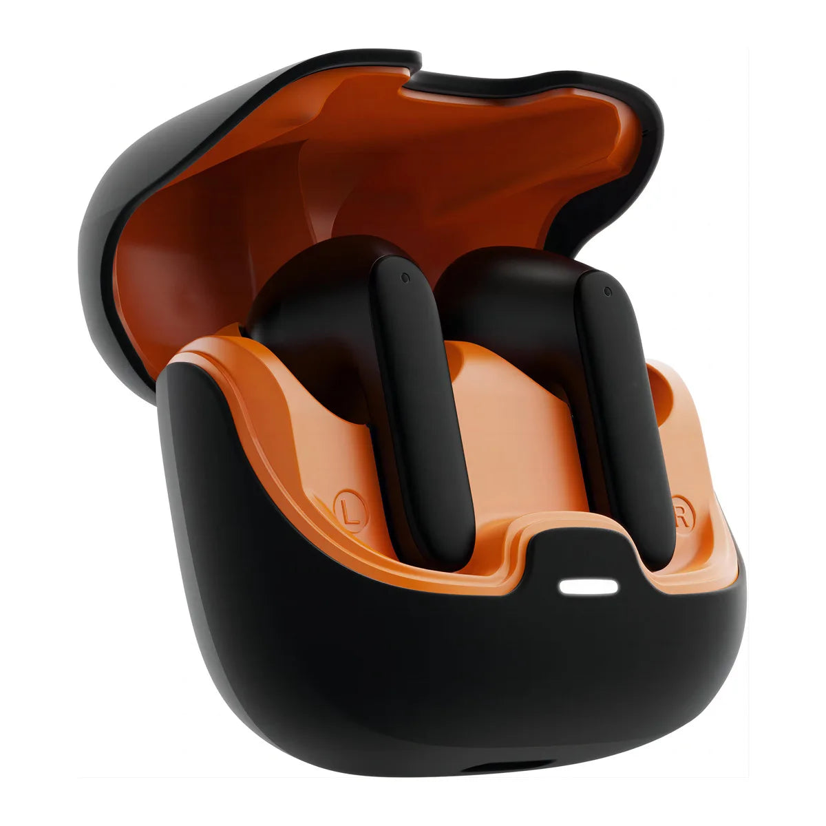 YOKUNKER - Auriculares inalámbricos Bluetooth 5.3 con superficie tipo piel, micrófono dual, reducción de ruido ENC, intra auditivos, bajo retardo, estéreo inalámbrico