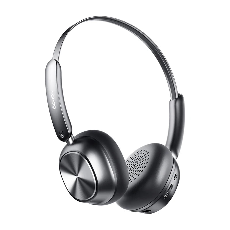 SANAG - D20S Auriculares retro con diadema y Bluetooth 5.4 Auriculares deportivos con sonido de alta fidelidad y cancelación de ruido.