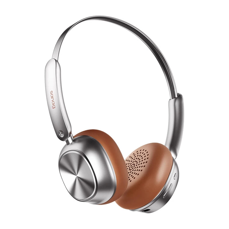 SANAG - D20S Auriculares retro con diadema y Bluetooth 5.4 Auriculares deportivos con sonido de alta fidelidad y cancelación de ruido.